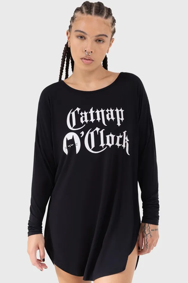 Killstar Loungewear Women Catnap Lounge Dress