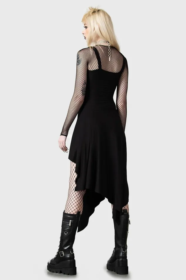 Killstar Maxi Women Corvia Asymmetric Dress