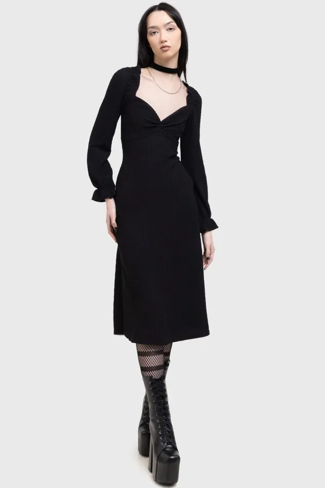 Killstar Maxi Women Shadow Weave Maxi Dress