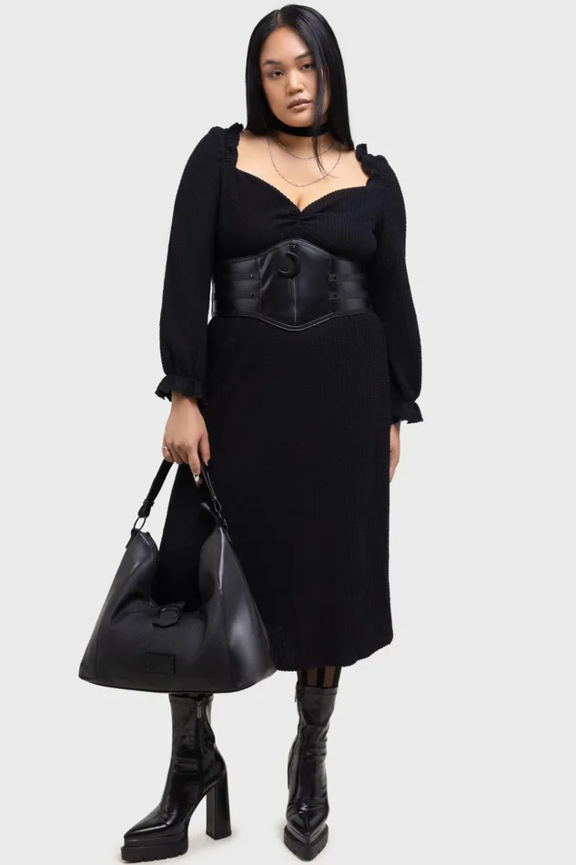 Killstar Maxi Women Shadow Weave Maxi Dress