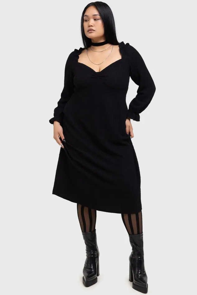 Killstar Maxi Women Shadow Weave Maxi Dress
