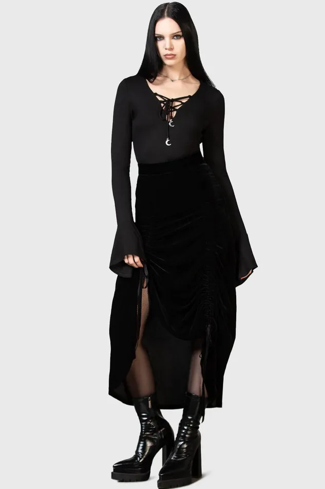 Killstar Midi Skirts Women Daldina Midi Skirt