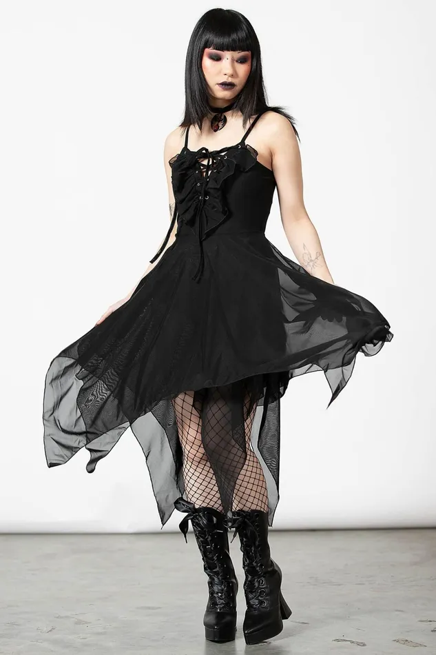 Killstar Midi Women Anshee LaceUp Dress