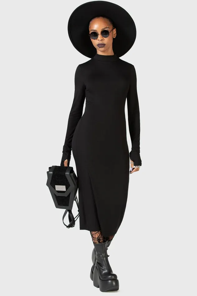 Killstar Midi Women Flash Of Presence Midi Dress
