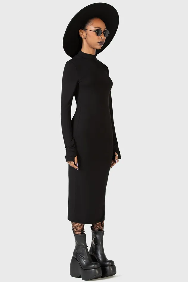 Killstar Midi Women Flash Of Presence Midi Dress