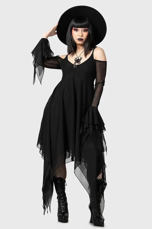 Killstar Midi Women Omen Crush Dress