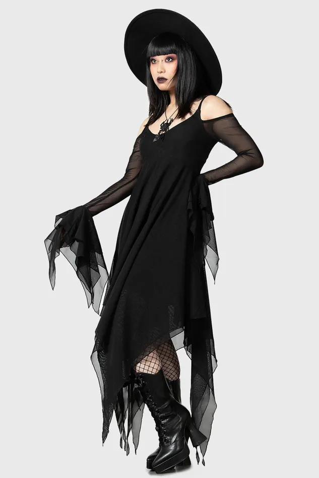 Killstar Midi Women Omen Crush Dress