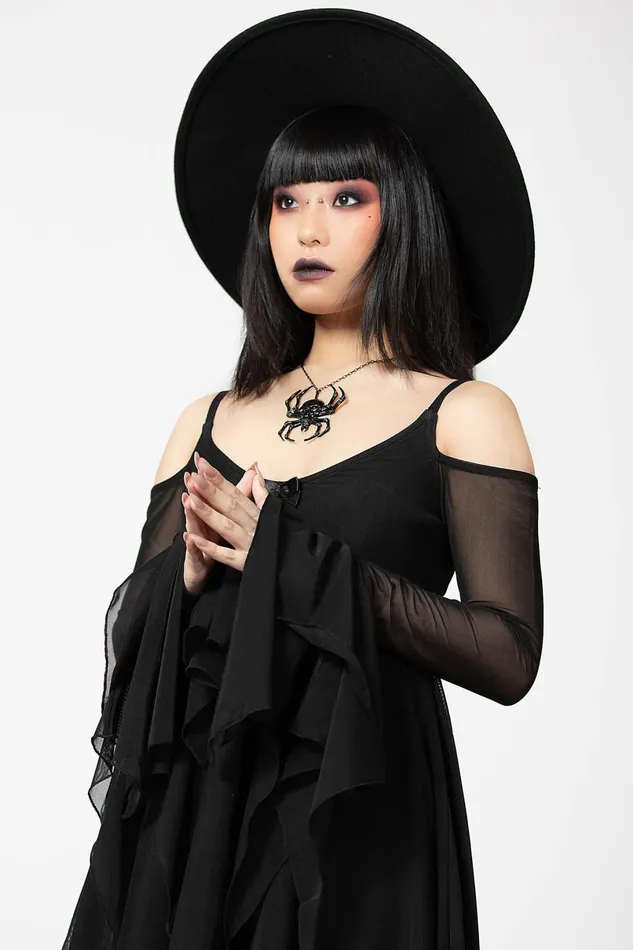 Killstar Midi Women Omen Crush Dress