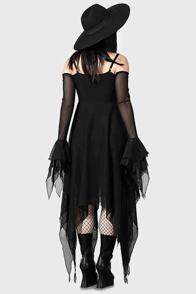 Killstar Midi Women Omen Crush Dress