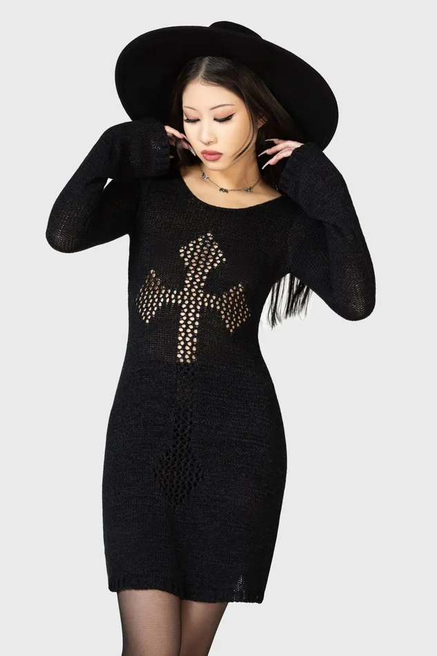 Killstar Mini Women Into The Abyss Cover Up Dress