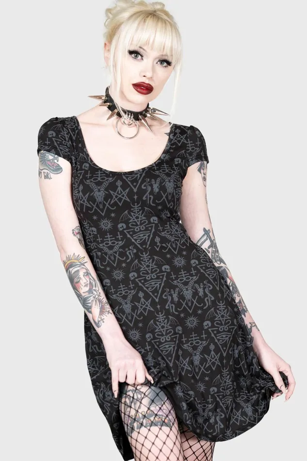 Killstar Mini Women Maiden039s Spirit Skater Dress
