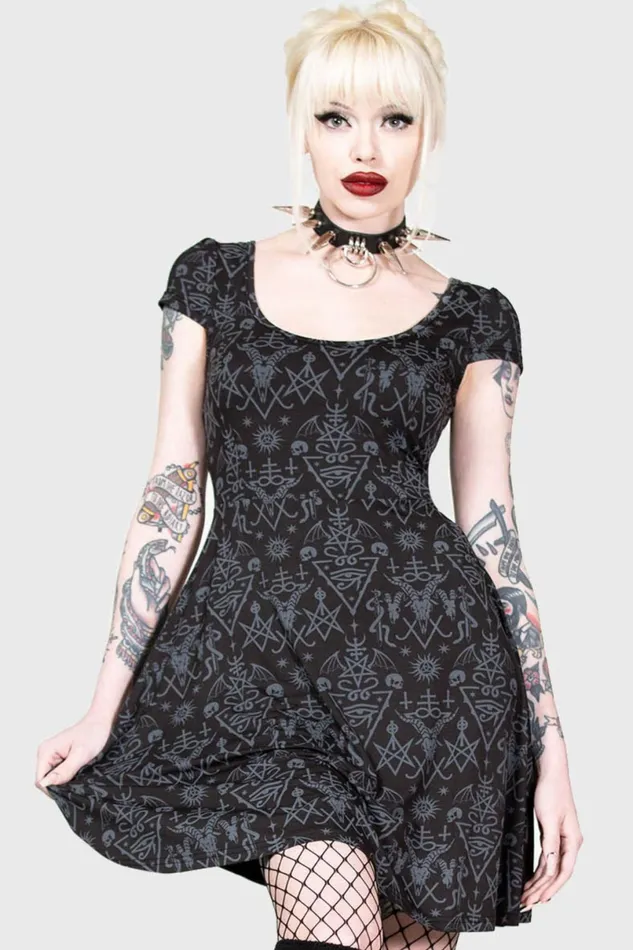 Killstar Mini Women Maiden039s Spirit Skater Dress