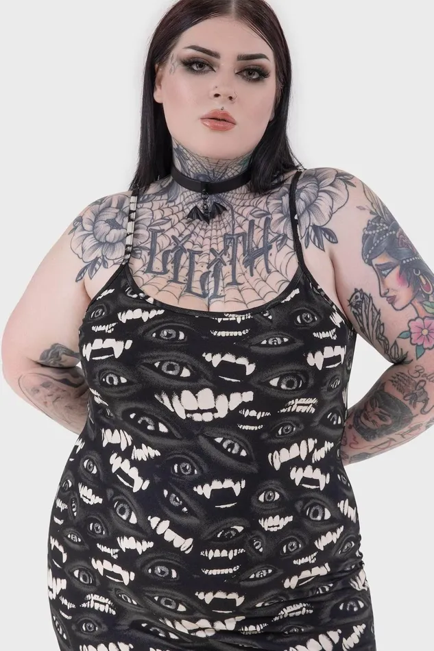Killstar Mini Women Sheer Vamp Dress