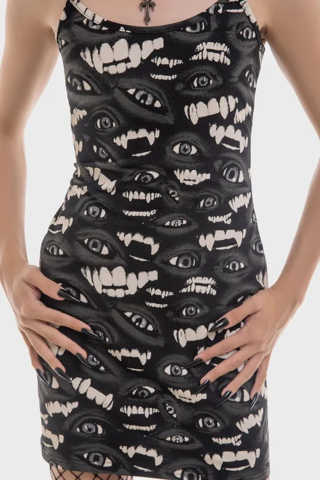 Killstar Mini Women Sheer Vamp Dress