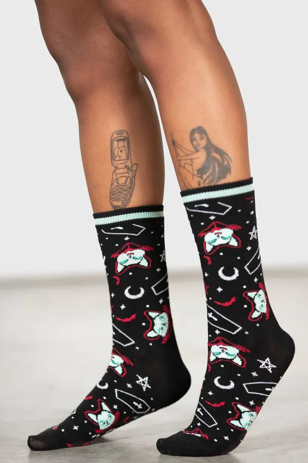 Killstar Socks and Tights Women Lil Vampurr Ankle Socks