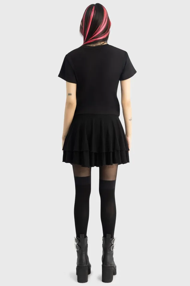 Killstar TShirts and Vests Women Alumni Tour Shrunken Tee