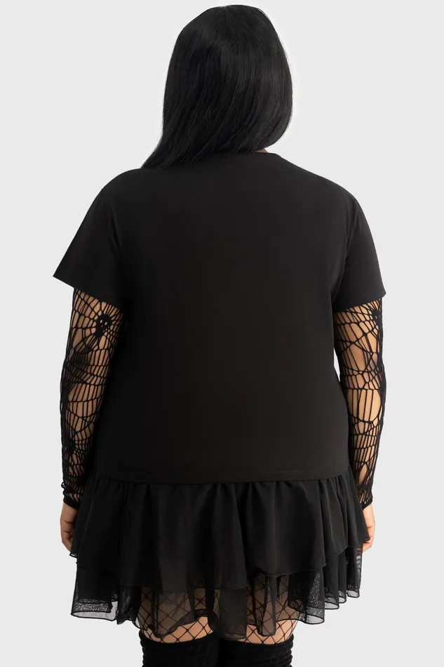 Killstar TShirts and Vests Women Alumni Tour Shrunken Tee