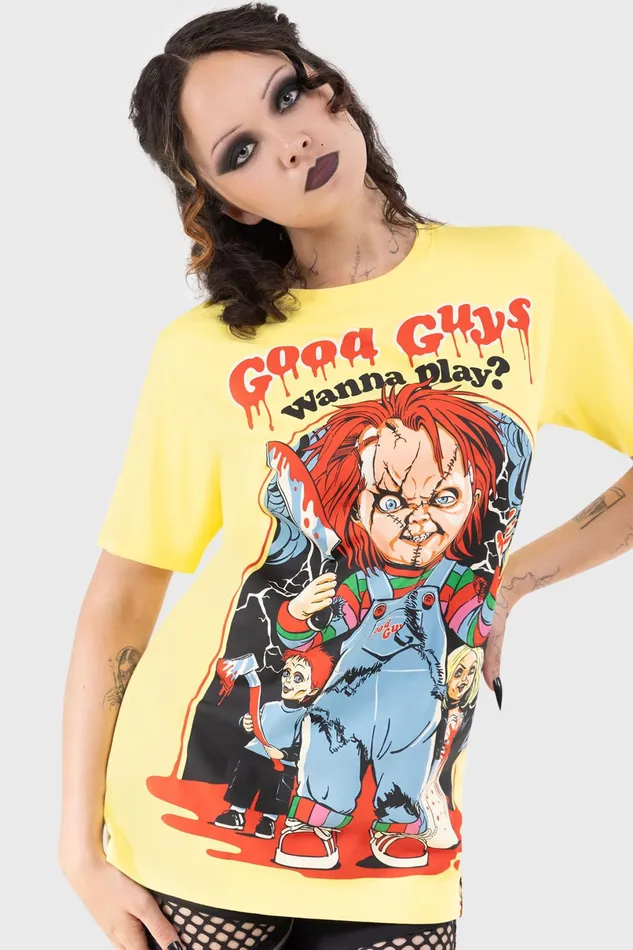 Killstar TShirts and Vests Women Play Pals Toys TShirt