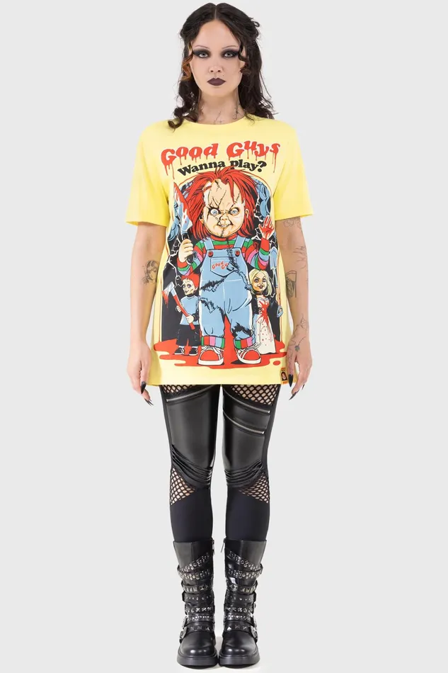 Killstar TShirts and Vests Women Play Pals Toys TShirt