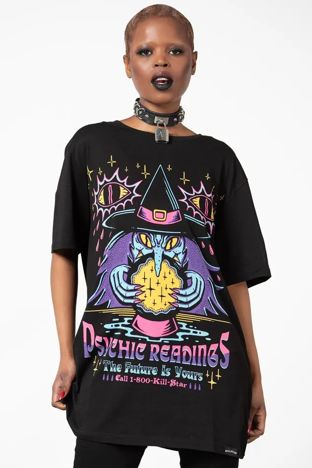 Killstar TShirts and Vests Women Psychic Reading TShirt