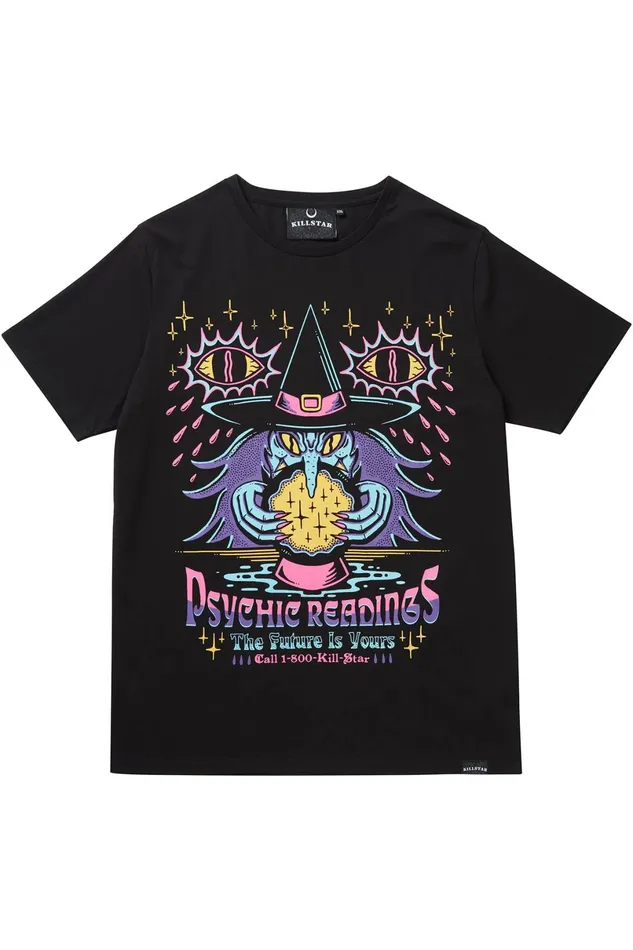 Killstar TShirts and Vests Women Psychic Reading TShirt