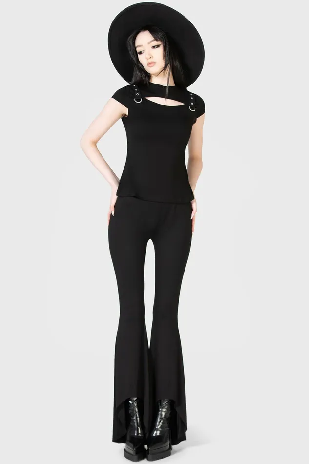 Killstar TShirts and Vests Women Xara Keyhole Top