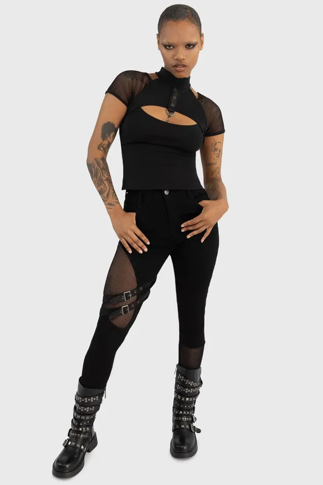 Killstar Trousers and Jeans Women Downfall Jeans