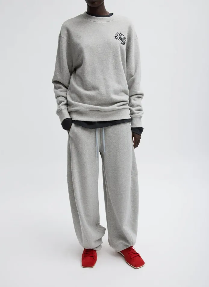 Knitwear and Sweatshirts Women Tibi Embroidered Patch Sweatshirt