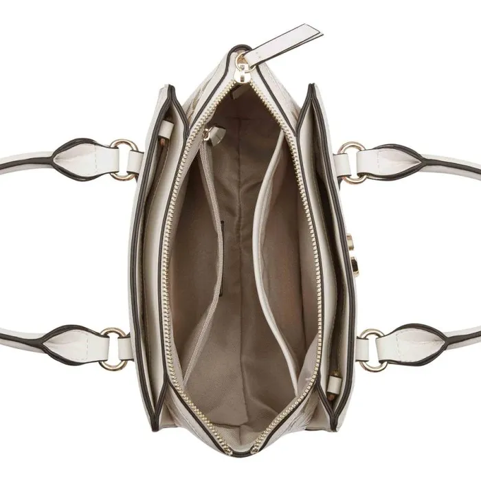 Kyelle Small Satchel Crossbody Floral Logo Milk Women Nine West Satchels and Shoulder Bags Kyelle Small Satchel Crossbody Floral Logo Milk Women Nine West Satchels and Shoulder Bags