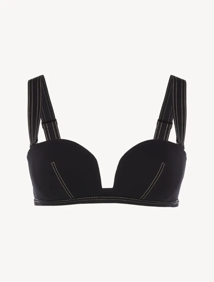 La Perla Bandeau Bikini Top In Black Women Bikinis
