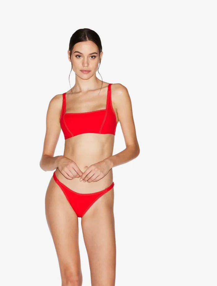 La Perla Brazilian Bikini Brief In Red Women Bikinis