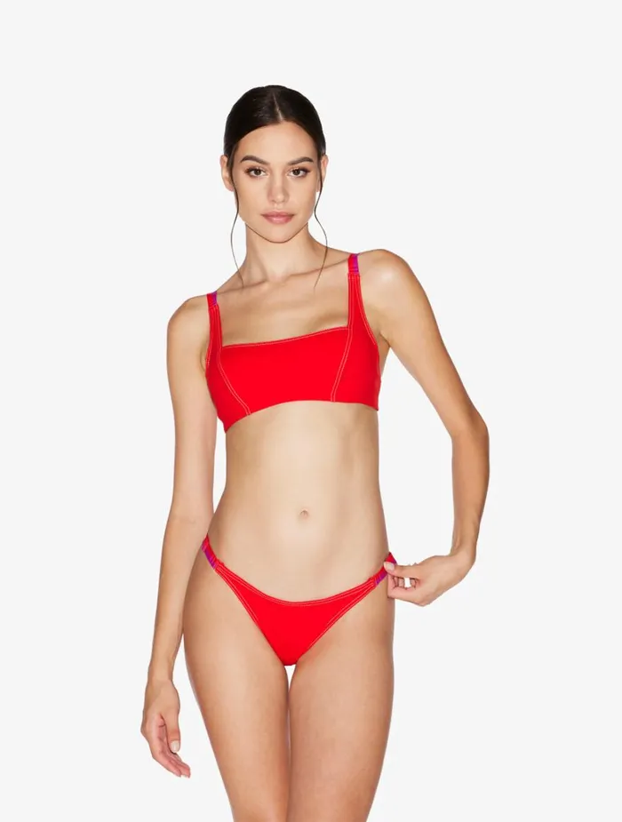 La Perla Brazilian Bikini Brief In Red Women Bikinis