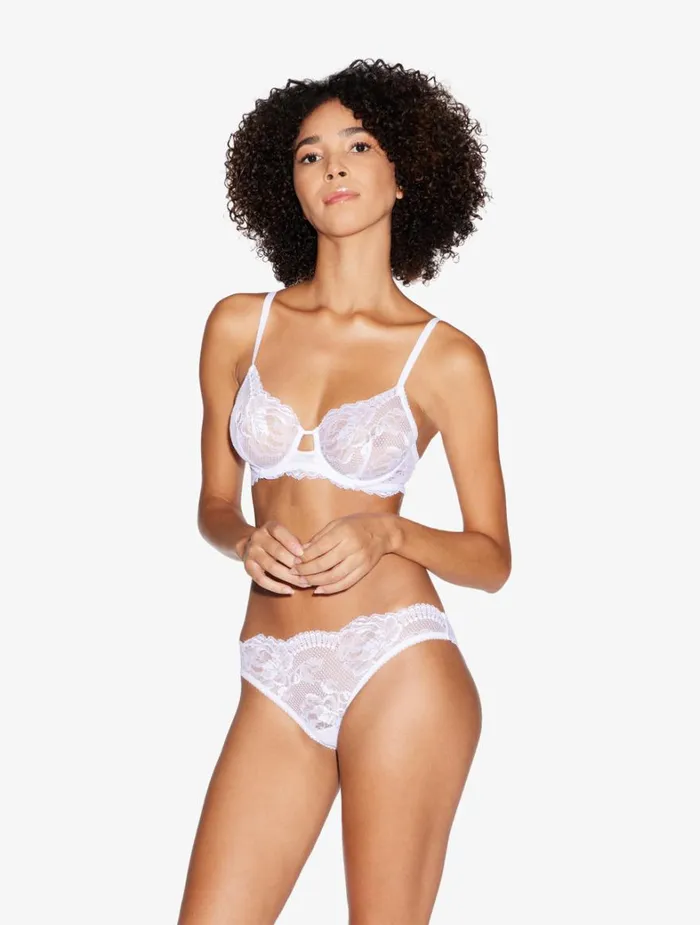 La Perla Luxury Lace Underwired Bra In White Women Underwired