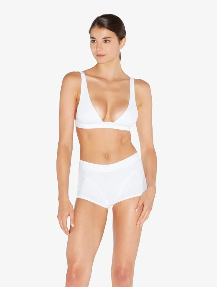 La Perla Medium Brief In White 8211 Online Exclusive Women Brazilian