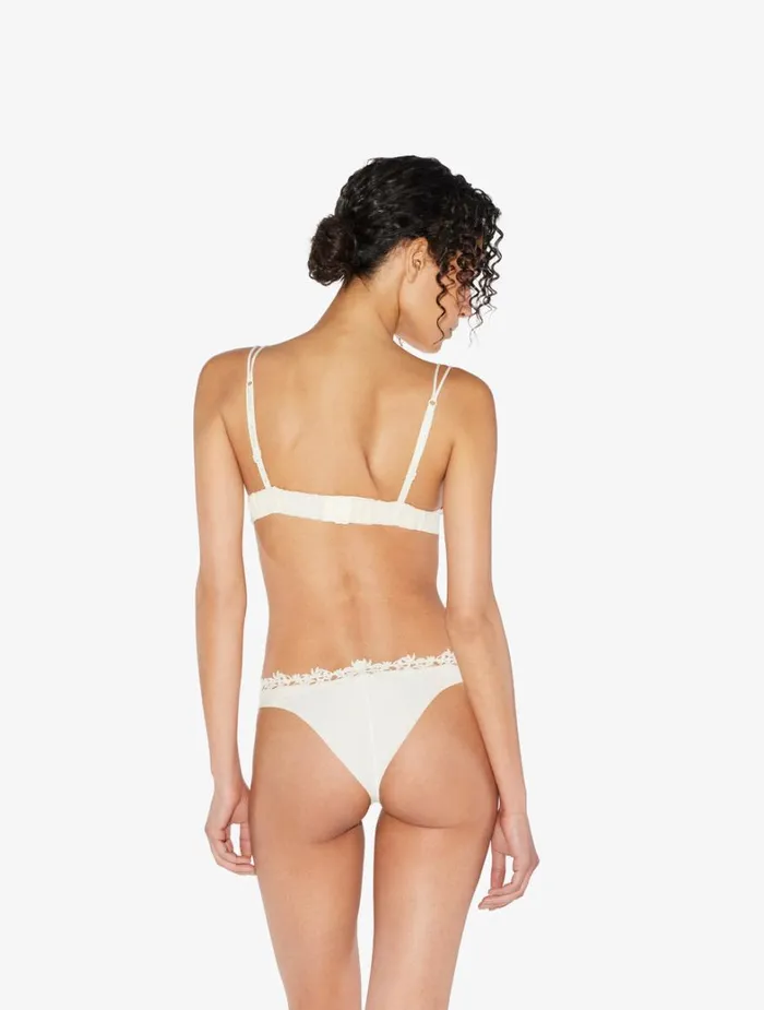 La Perla Offwhite Triangle Bra With Macram Women Triangle