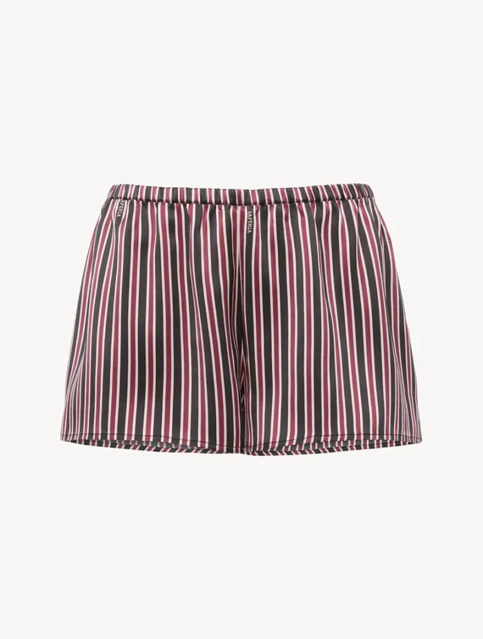 La Perla Silk Striped Sleep Shorts Women Pajamas