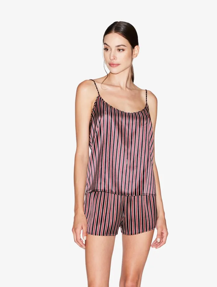 La Perla Silk Striped Sleep Shorts Women Pajamas