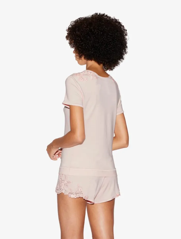 La Perla Tshirt In Pink Women Camisoles