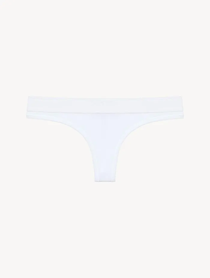La Perla Thong In White 8211 Online Exclusive Women G String and Thong