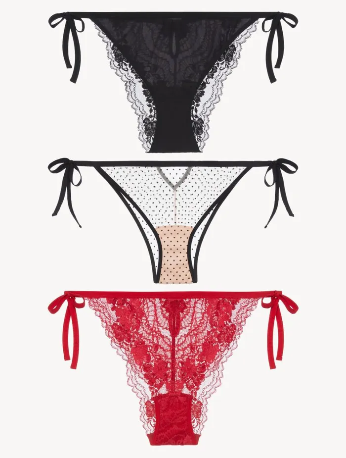La Perla Trio Of Briefs Women Brazilian