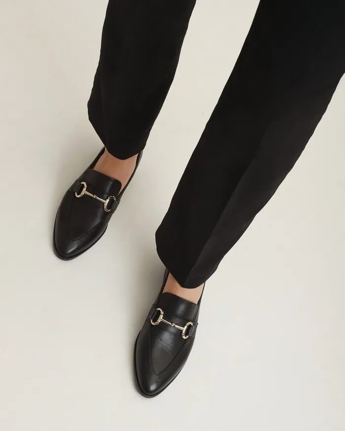 LACE UP and LOAFERS jomercer Women Cecilia loafers black leather LACE UP and LOAFERS jomercer Women Cecilia loafers black leather