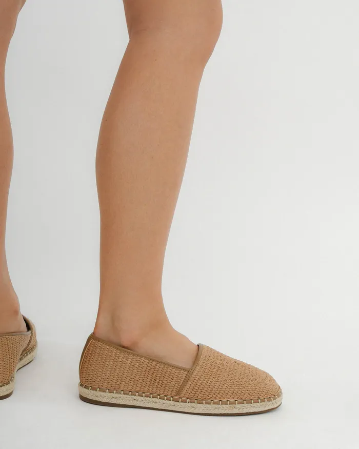 LACE UP and LOAFERS jomercer Women Oakley loafers tan raffia LACE UP and LOAFERS jomercer Women Oakley loafers tan raffia