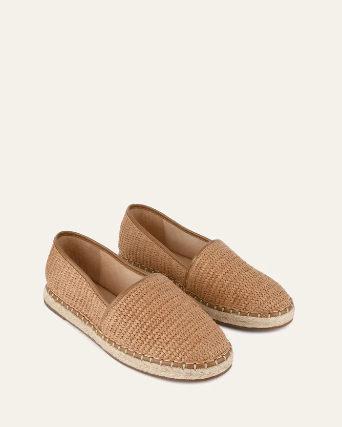 LACE UP and LOAFERS jomercer Women Oakley loafers tan raffia LACE UP and LOAFERS jomercer Women Oakley loafers tan raffia