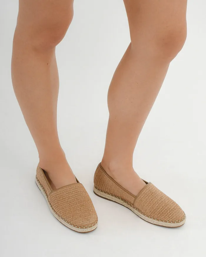 LACE UP and LOAFERS jomercer Women Oakley loafers tan raffia LACE UP and LOAFERS jomercer Women Oakley loafers tan raffia