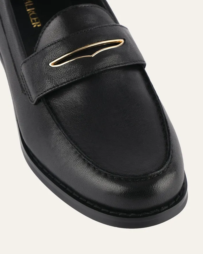 LACE UP and LOAFERS Women Tavi loafers black leather jomercer