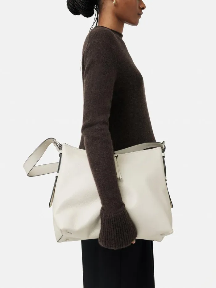Large Trafalgar Shoulder Bag White Women Jigsaw Bags