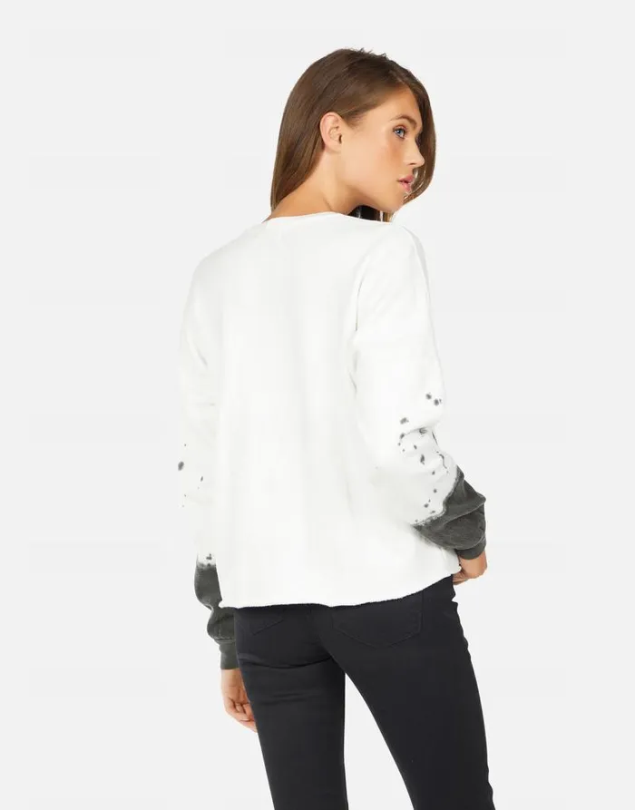Lee Tiger Def Leppard Milkonyx Splatter Women Lauren Moshi Long Sleeve