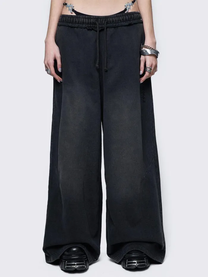 Liv Black Wash Sweatpants Women Minga London Bottoms