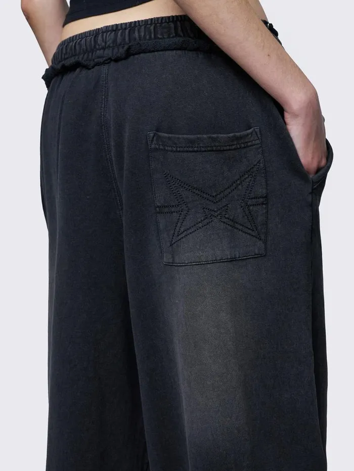 Liv Black Wash Sweatpants Women Minga London Bottoms