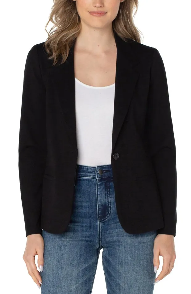 Liverpool Los Angeles Jackets FITTED BLAZER SUPER STRETCH Black 8211 Womens